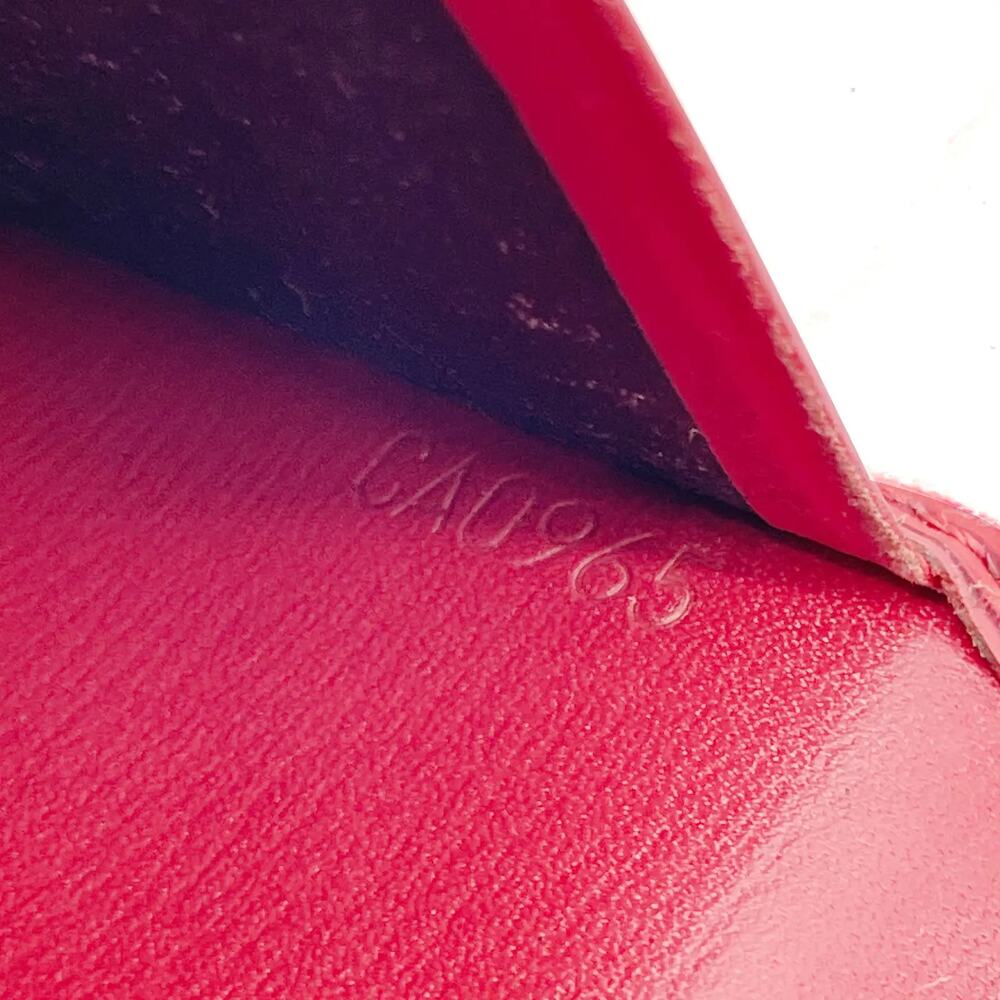 🔴 Louis Vuitton Pocket Organizer Wallet - Red Epi Leather - Picture 6 of 9